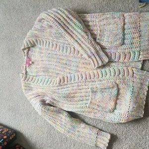 dolls kill sherbert unicorn sweater